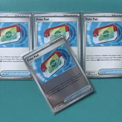 4x Poke Pad 081/088 x4 - NM Perfect Order Pokemon Playset ME03 - Image 2