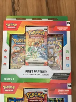 (LOT OF 2) Pokemon TCG First Partner Illustration Collection Series 1 Box NEW! - Image 2