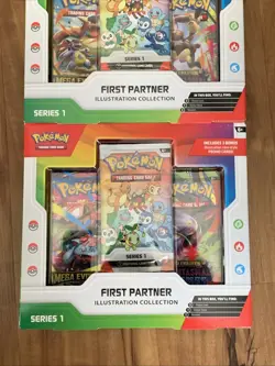 (LOT OF 2) Pokemon TCG First Partner Illustration Collection Series 1 Box NEW! - Image 3