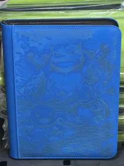 Pokemon Blastoise Wartortle And Squirtle Laser Engraved 360 SLOT Binder - Image 1