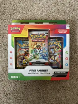 Pokemon TCG First Partner Illustration Collection – Box - Brand New Sealed - Image 1