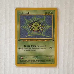 Pokemon Spinarak Neo Discovery 64/75 Regular 1st Edition Poison Sting English - Image 1