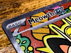 Pokemon Meowth ex 121/088 ENGLISH SIR Special Illustration Rare Perfect Order - Image 3