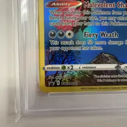 2023 POKEMON SWSH BLACK STAR PROMO CROWN ZENITH TIN #284 GALARIAN MOLTRES PSA 10 - Image 3
