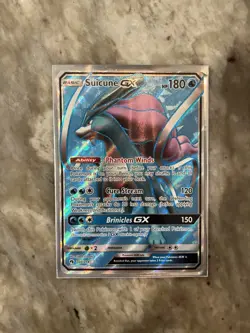 Pokemon TCG Suicune GX Lost Thunder Holo Full Art Ultra Rare NM - Image 1