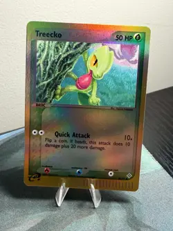 Treecko #80 EX Dragon Reverse Holo Pokemon 2003 - Image 1