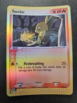 Pokemon EX Dragon Torchic Reverse Holo 77/97 NEAR MINT - Image 1