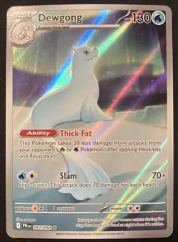 Pokemon TCG Dewgong 97/94 Illustration Rare Phantasmal Flames 2025 NM - Image 1