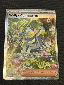 Pokemon TCG Mega Evolution 186/132 Wally’s Compassion Special Illustration Rare - Image 1