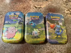 Pokemon TCG Ascended Heroes lot of 3 Sealed Mini Tins - Image 1