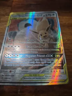 (J)2019 Pokemon Sun & Moon Team Up Eevee & Snorlax GX 120/181 Tag Team PSA 9 - Image 4