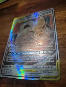 (J)2019 Pokemon Sun & Moon Team Up Eevee & Snorlax GX 120/181 Tag Team PSA 9 - Image 5