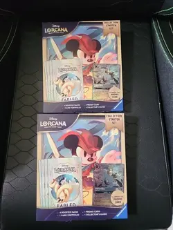 New Disney Lorcana: Fabled Collection Starter Set Glimmer Foil Promo Booster 2x - Image 4