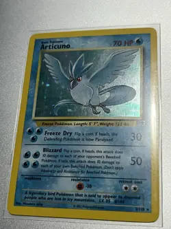 Articuno 2/110 Holo Legendary Collection Pokemon Card MP/LP - Image 1