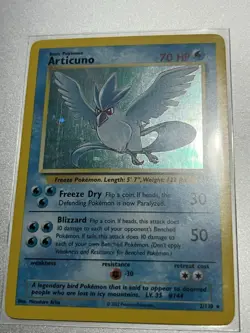 Articuno 2/110 Holo Legendary Collection Pokemon Card MP/LP - Image 2