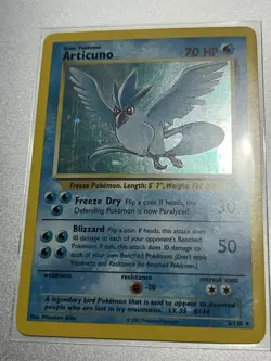 Articuno 2/110 Holo Legendary Collection Pokemon Card MP/LP - Image 3