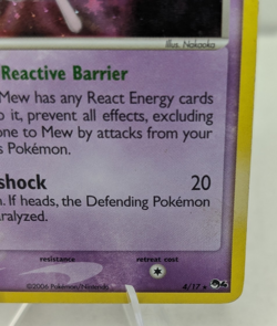 Mew 4/17 POP Series 4 Holo Rare Pokemon Card 2006 - HP - Image 4