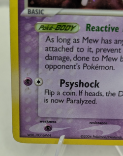 Mew 4/17 POP Series 4 Holo Rare Pokemon Card 2006 - HP - Image 5