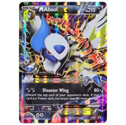 Pokemon M Absol EX XY63 JUMBO Oversized Black Star Promo Card Near-Mint - Image 1