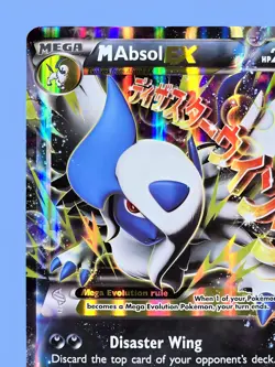 Pokemon M Absol EX XY63 JUMBO Oversized Black Star Promo Card Near-Mint - Image 3