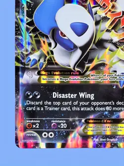 Pokemon M Absol EX XY63 JUMBO Oversized Black Star Promo Card Near-Mint - Image 5