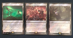 FOIL MTG Beacon Unrest Mandate of Abaddon Nurgles Conscription 40K Magic Card - Image 1