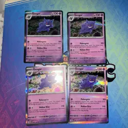 Gengar 4x Lot 094/165 Holo Rare Pokemon Card 151 - Image 1