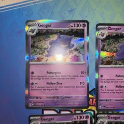 Gengar 4x Lot 094/165 Holo Rare Pokemon Card 151 - Image 2
