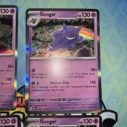 Gengar 4x Lot 094/165 Holo Rare Pokemon Card 151 - Image 3
