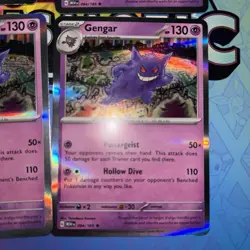Gengar 4x Lot 094/165 Holo Rare Pokemon Card 151 - Image 5