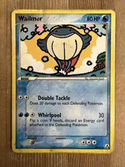 Wailmer - 69/92 - Common - EX Legend Makers Pokemon Card VERY DMG - Image 1
