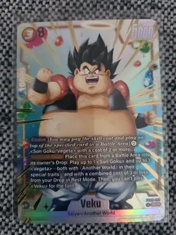 Veku FB09-091 Alternate Art Dual Evolution Dragon Ball Card English Fusion - Image 1