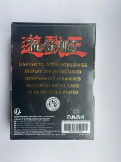 Yu-Gi-Oh! Limited Edition 24K Gold Plated Collectable Metal Card - Jinzo :: - Image 2