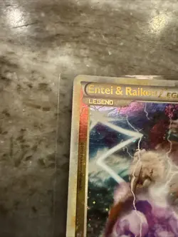 Pokemon TCG Entei Raikou Legend Holo Card 90/95 Unleashed Ultra Rare HP/DMG - Image 5