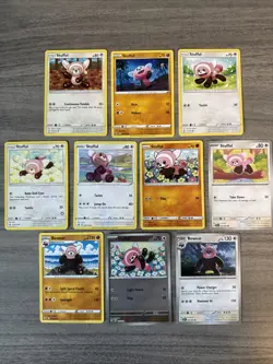 Stufful Bewear Pokemon Card Collection Lot Of 10 With Reverse Holo - Image 1