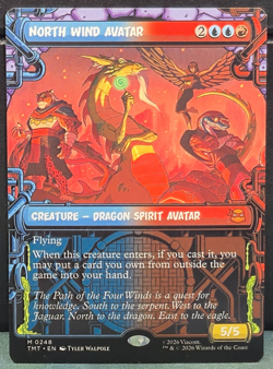 North Wind Avatar 248 SHOWCASE TMNT Teenage Mutant Ninja Turtles MTG NM Card TCG - Image 1