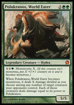 MTG Magic the Gathering Polukranos, World Eater (172/260) Theros LP - Image 1