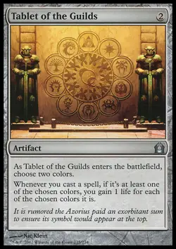 MTG Magic the Gathering Tablet of the Guilds (235/286) Return to Ravnica NM - Image 1