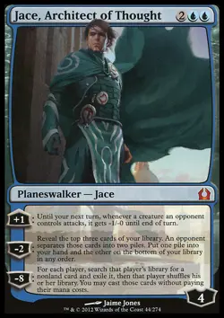 MTG Jace, Architect of Thought (44/286) Return to Ravnica NM - Image 1