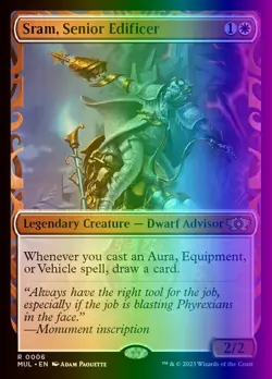 Sram, Senior Edificer (6/204) March of the Machine Multiverse Legends NM FOIL - Image 1