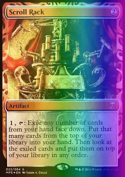 MTG Magic the Gathering Scroll Rack (22/54) Kaladesh Inventions LP FOIL - Image 1