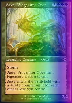 MTG Aeve, Progenitor Ooze (409/767) Modern Horizons 2 NM FOIL- Etched Retro - Image 1