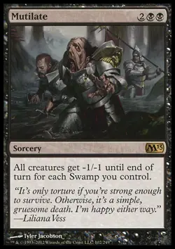 MTG Magic the Gathering Mutilate (102/260) Magic 2013 LP - Image 1