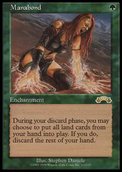MTG Magic the Gathering Manabond (113/143) Exodus LP - Image 1