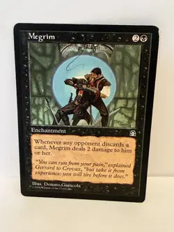 Megrim Stronghold 1998 MTG Magic the Gathering - Image 1
