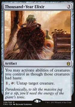 MTG Magic the Gathering Thousand-Year Elixir (236/340) Commander Anthology LP - Image 1