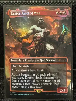 Kratos, God of War Foil 2207 God of War: Greek Secret Lair 2025 MTG Magic - Image 1
