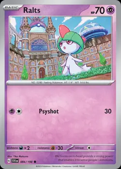 Pokemon Ralts (84/258) Scarlet & Violet LP - Image 1