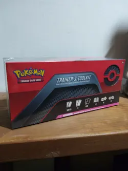 Pokemon TCG Trainers Toolkit Box, 65 Sleeves - 4 Booster Pack - Image 1