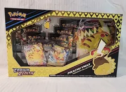 Pokemon TCG Crown Zenith Pikachu VMax Premium Collection Box - 7 Booster Packs - Image 2